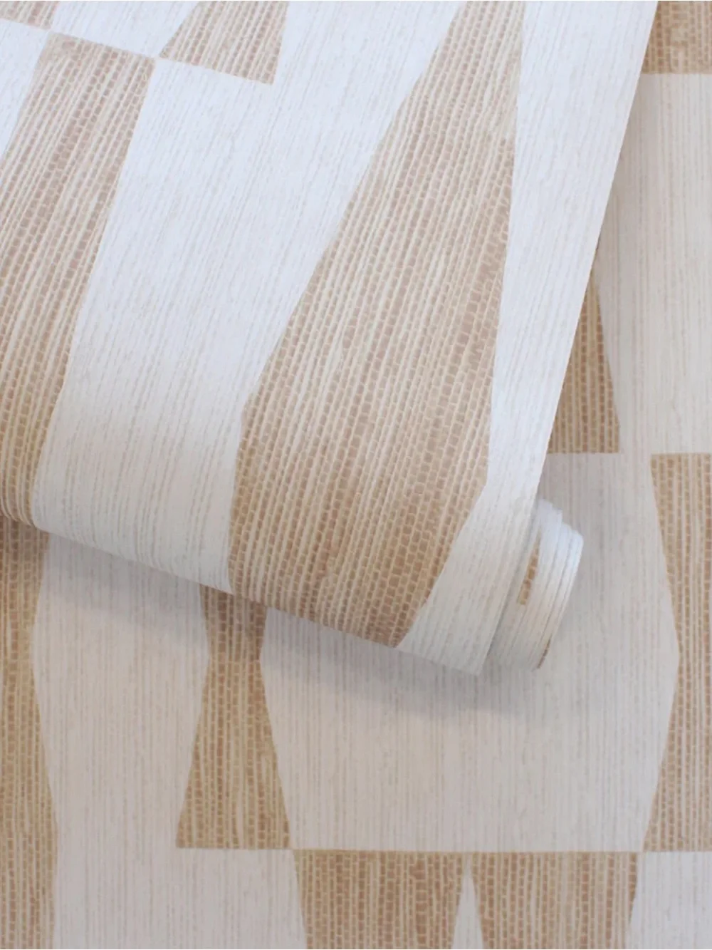 NWT TEMPAPER & Co Faux Grasscloth Geo Peel & Stick Wallpaper 2 Dbl Rolls GG5003